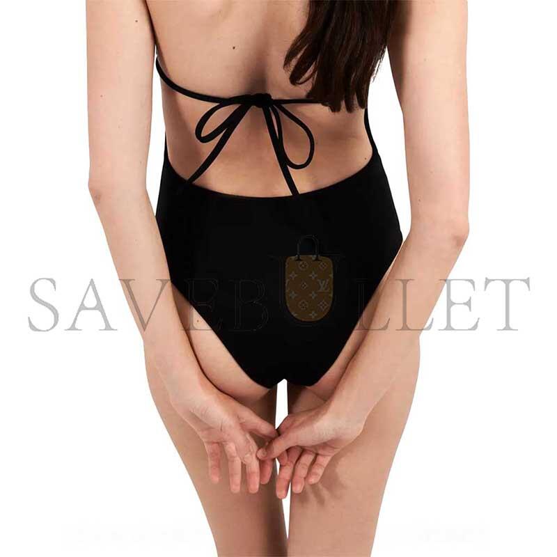 PRADA INTERLOCK KNIT ONE-PIECE SWIMSUIT 70197